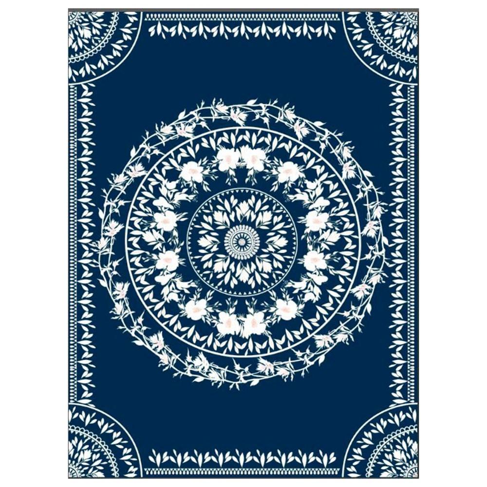 Mandala Tapestry Wall Hanging Plant Printing Psychedelic Tapestry Boho Style Decoration Living Room Bedroom Tapestry: D / 1500 MMX1500 MM
