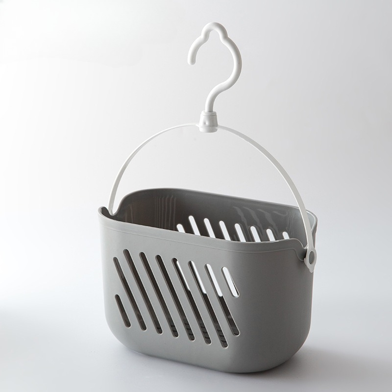 Hangende opbergmand - Multifunctionele open plastic organizerbox, geschikt voor badkamer, keuken en thuisgebruik: green