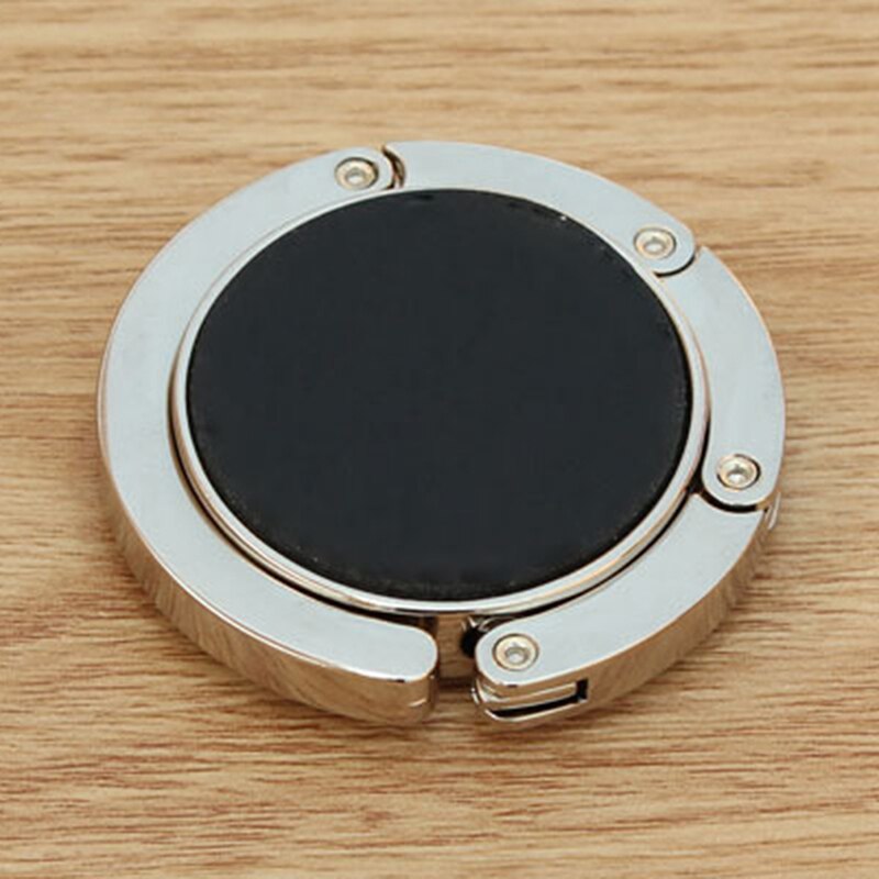 1pcs Portable Folding Crystal Alloy Purse Handbag Bag Hanger Hook Holder Table Hook Unique Bag Parts Accessories