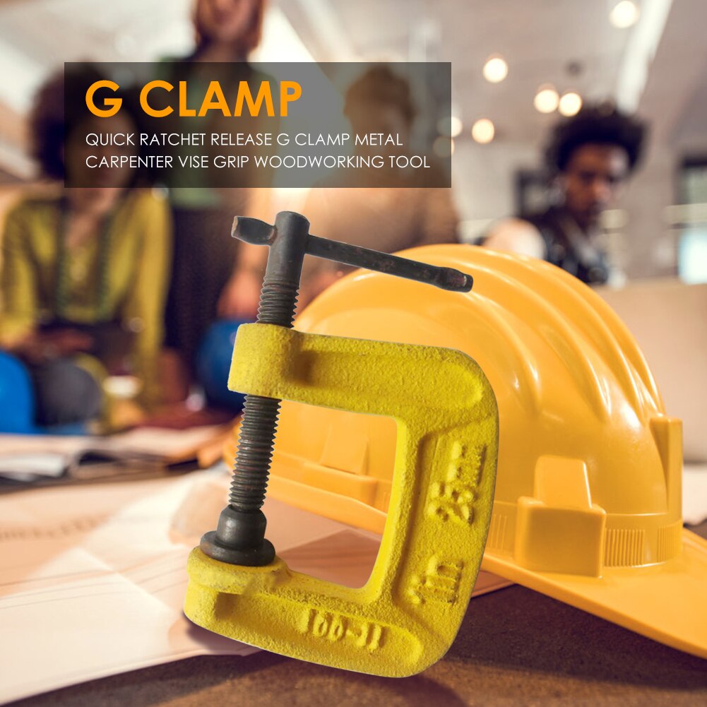 Heavy Duty G Clamp 1-3inch Heavy Duty C-clamp G-clamp Heavy Duty Metal Carpenter Handyman Vise Grip Woodworking Tool