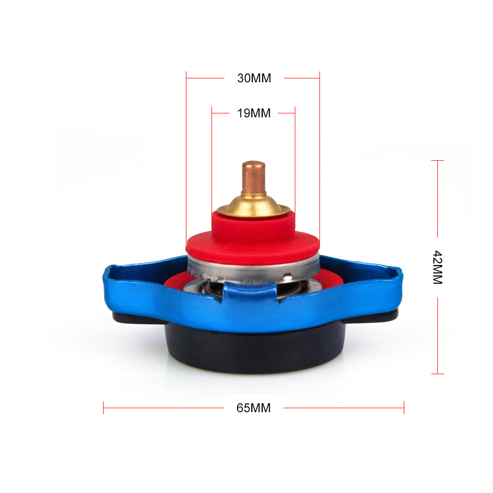 RASTP-Aluminium Temperatuur meten Radiator Cap water tank cover RS-CAP001