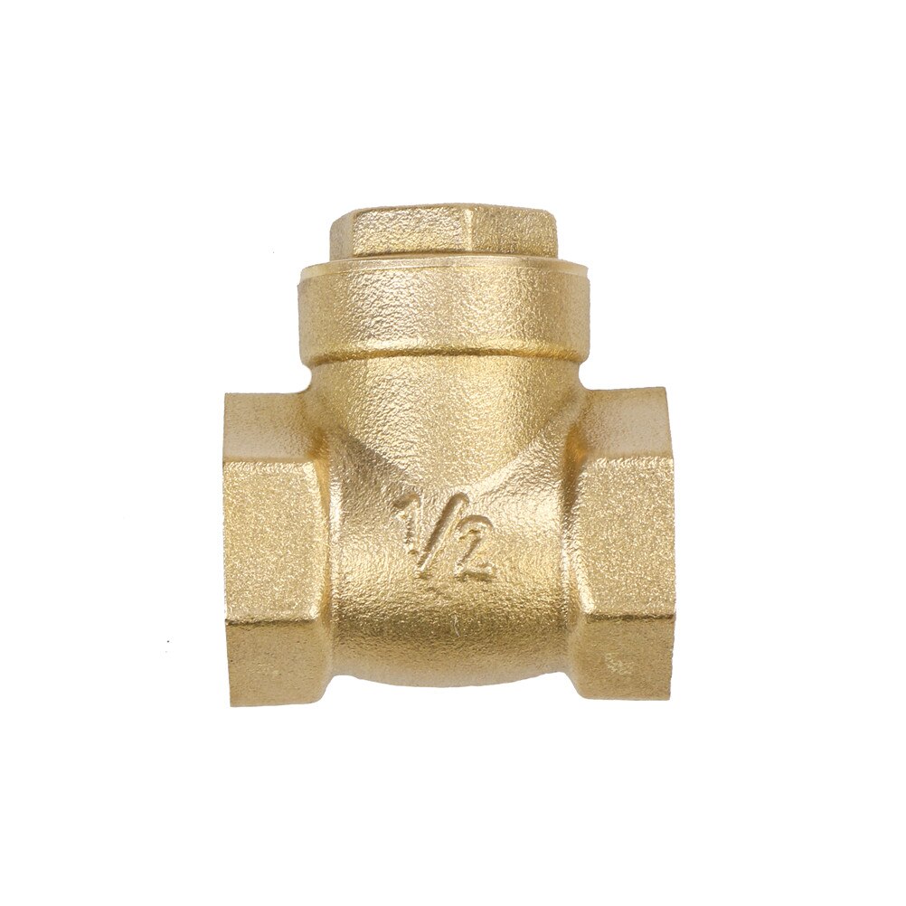 Une pièce de clapet anti-retour horizontal, 1 1/2 "laiton clapet anti-retour de