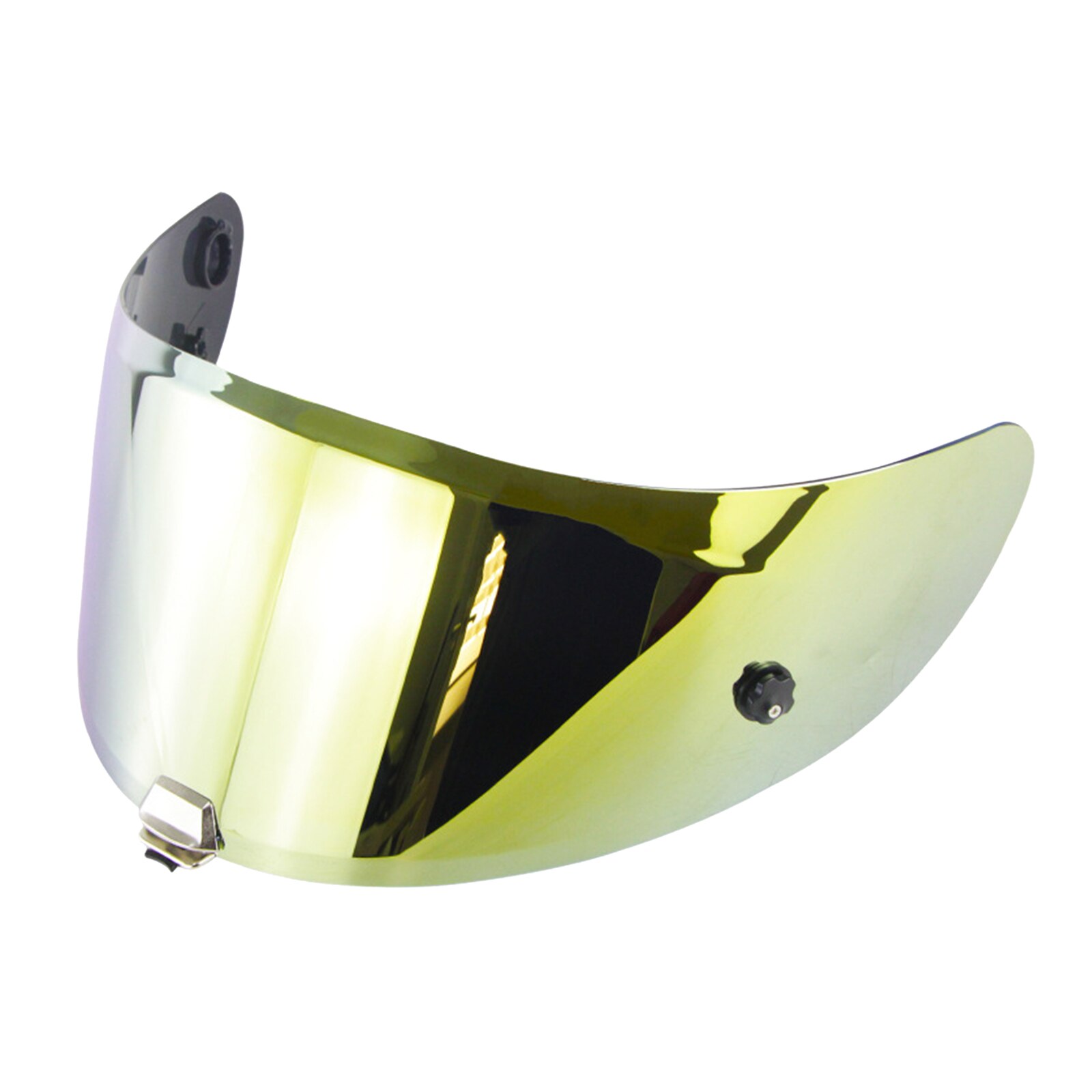 Motorrad Helm Visier Objektiv UV Schutz Nacht Sicher für HJ-26 RPHA11 RPHA70 PC Visier Objektiv: gold