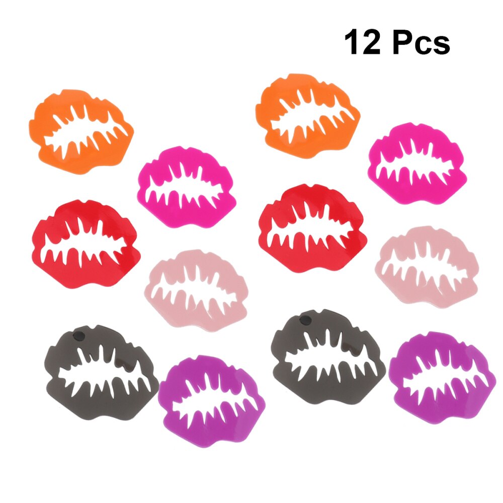 12 Pcs Wine Glass Markers Suction Cup Cups Markers Glass Identification Markers for Banquet