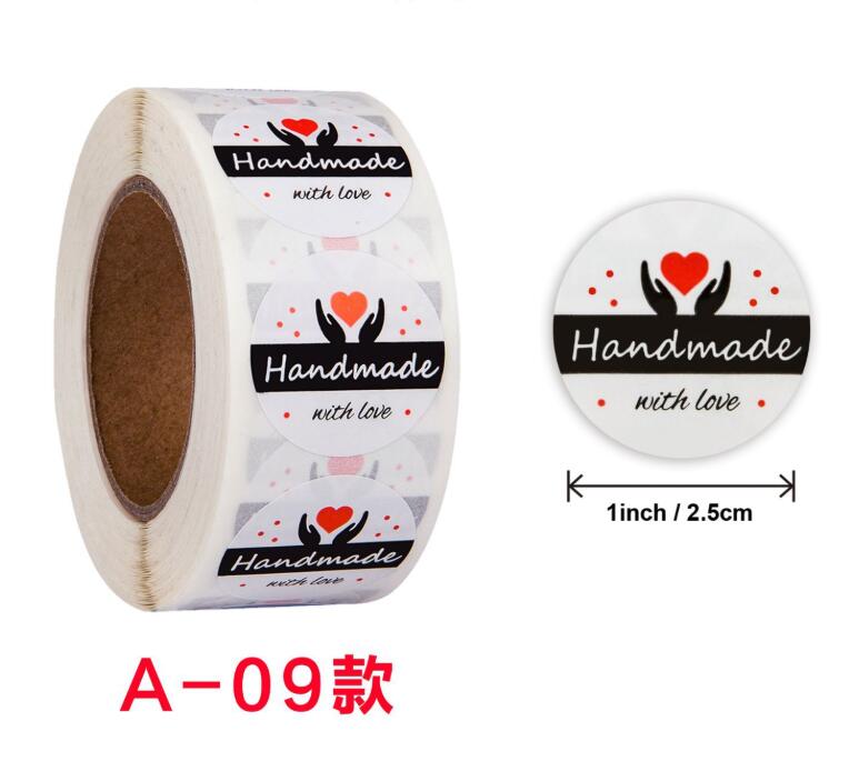 500 stickers voor het afsluiten, bedankt voor je liefde, plakboekdagboekstickers, stickers voor verjaardagsfeestdecoratie: I