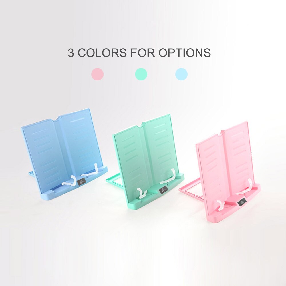 Draagbare Boek Stand Verstelbare 6 Hoeken Boek Document Houder Opvouwbare Bookstand Handen Gratis Bureau Lezen Voor Textbook Tablet