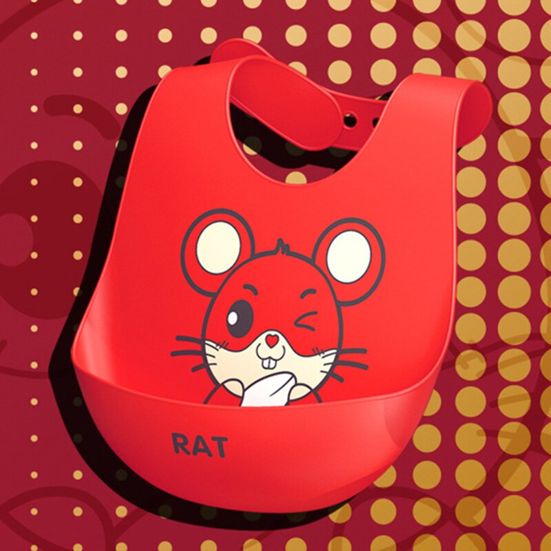 Baberos impermeables para bebé alimentación de silicona toalla para bebé recién nacido serie del zodiaco Baberos para bebé ajustable diferentes estilos de Baberos: 3