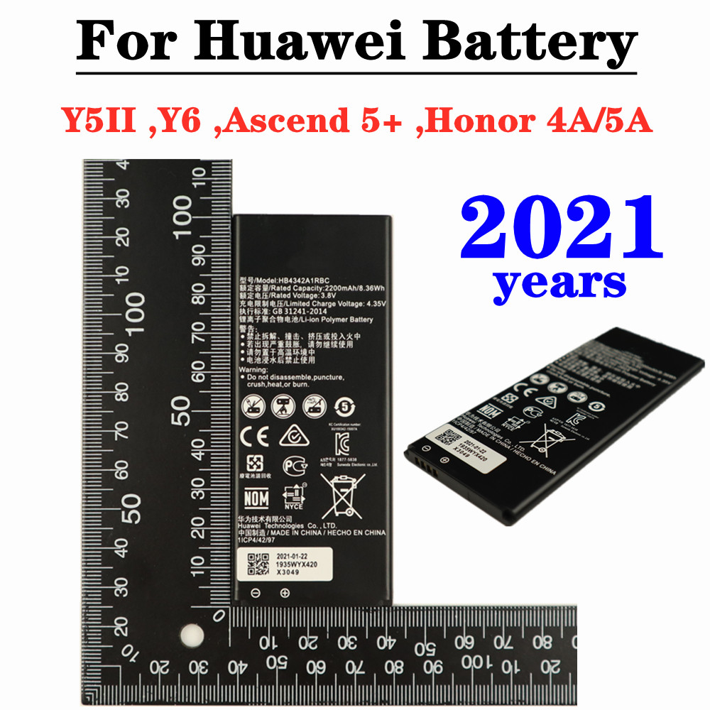 2200Mah HB4342A1RBC Batterij Voor Huawei Y6 Y5II Y5 Ii 2 Ascend 5 + Honor 4A SCL-TL00 Honor 5A LYO-L21 Mobiele Telefoon Batterij