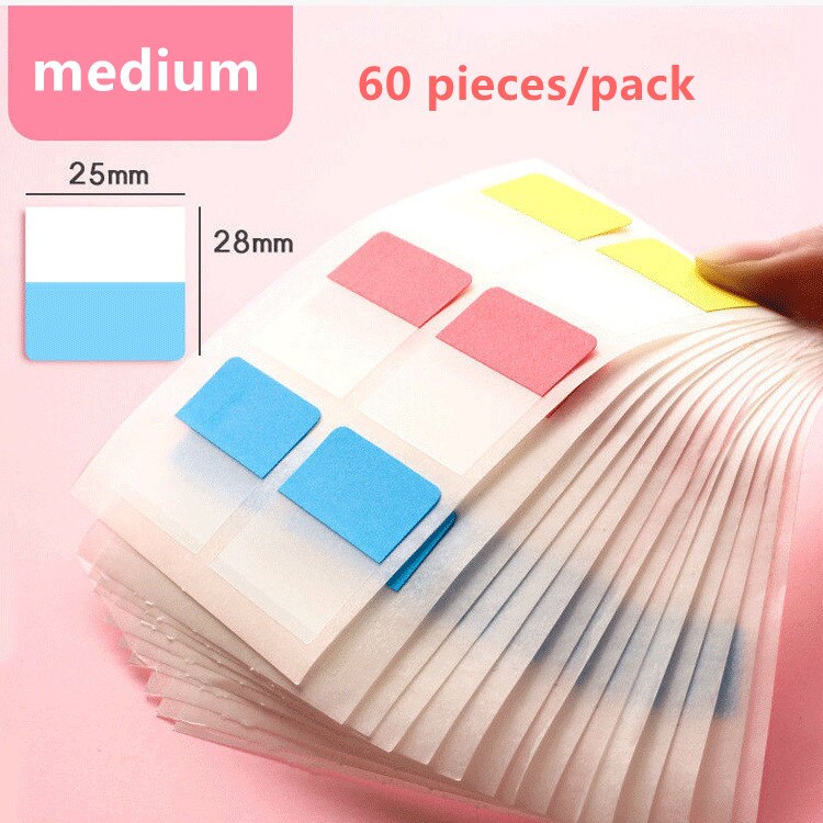 Huisdier Plastic Index Sticker Categorie Etiketten Leuke Sticky Notes School Student Bladwijzer Papier Zelfklevende Instructie Sticker: A2