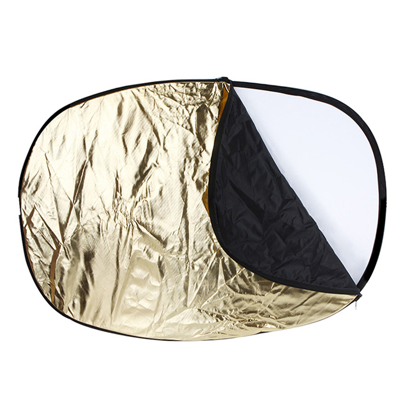 90 * 120cm 5 in 1 Multi Disc Photography Studio Photo Oval Collapsible Light Reflector handhold portable photo disc