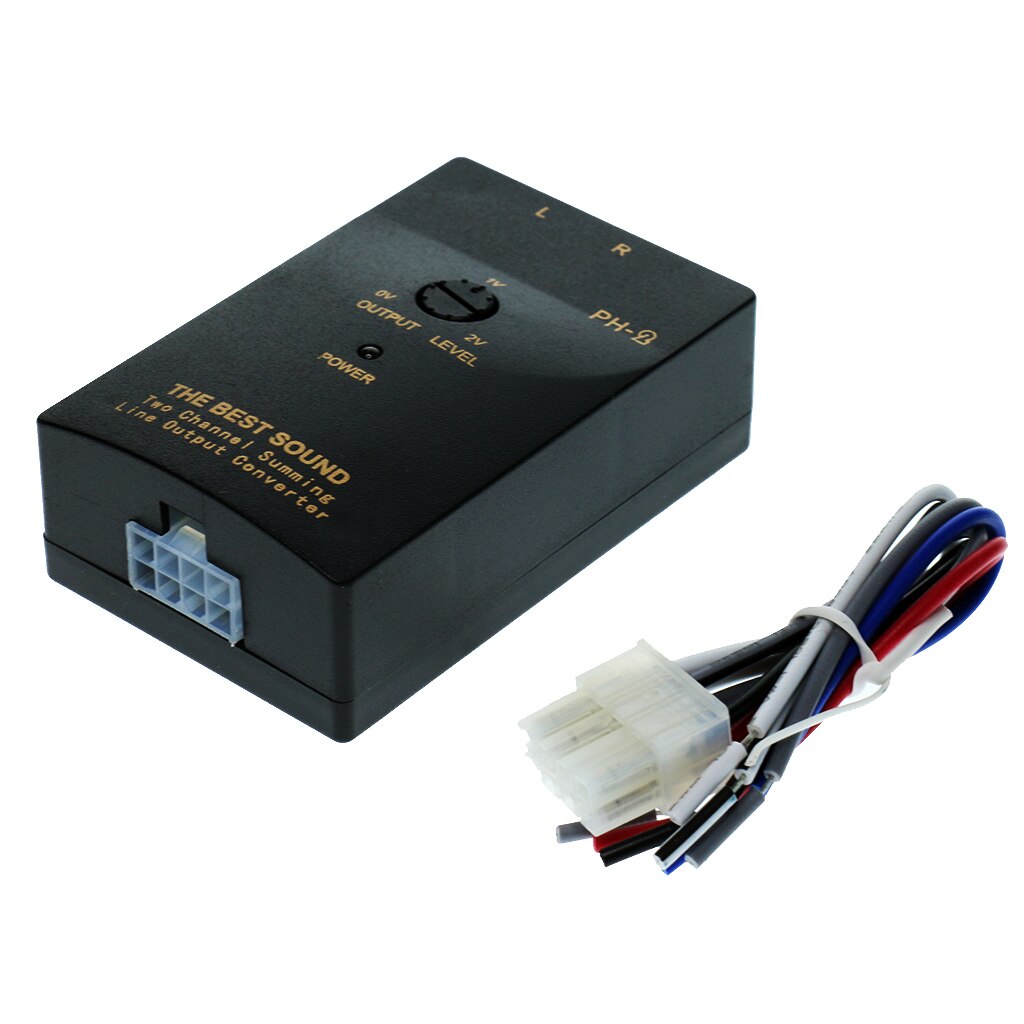 Car Audio RCA Speaker Output Converter High To Low High-Performance