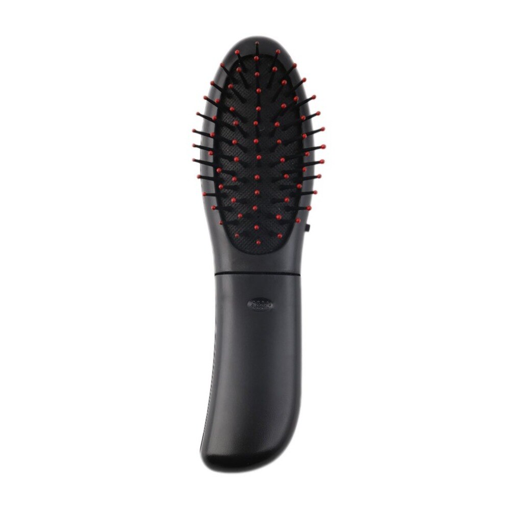 Elektrische Vibrerende Hair Brush Kam Massager Zwart Haar Hoofdhuid Hoofd Bloedcirculatie Stimulator Kam Borstel Zwart