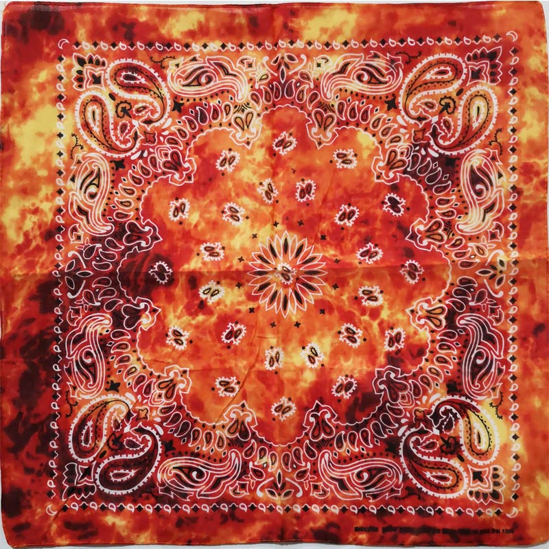 Pañuelo cuadrado de algodón para hombre y mujer, Bandana Unisex de estilo Hip Hop, banda para el pelo de Cachemira a la , bufanda para el cuello y la muñeca, pañuelo mágico: 26