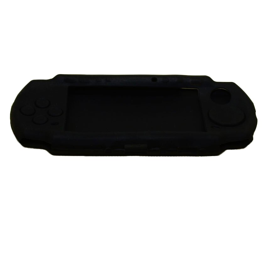 For Sony PSP 2000/3000 Soft Silicone Case Skin Protective Cover Rubber Shell For PSP 2000/3000 Game Console Accessories: Black