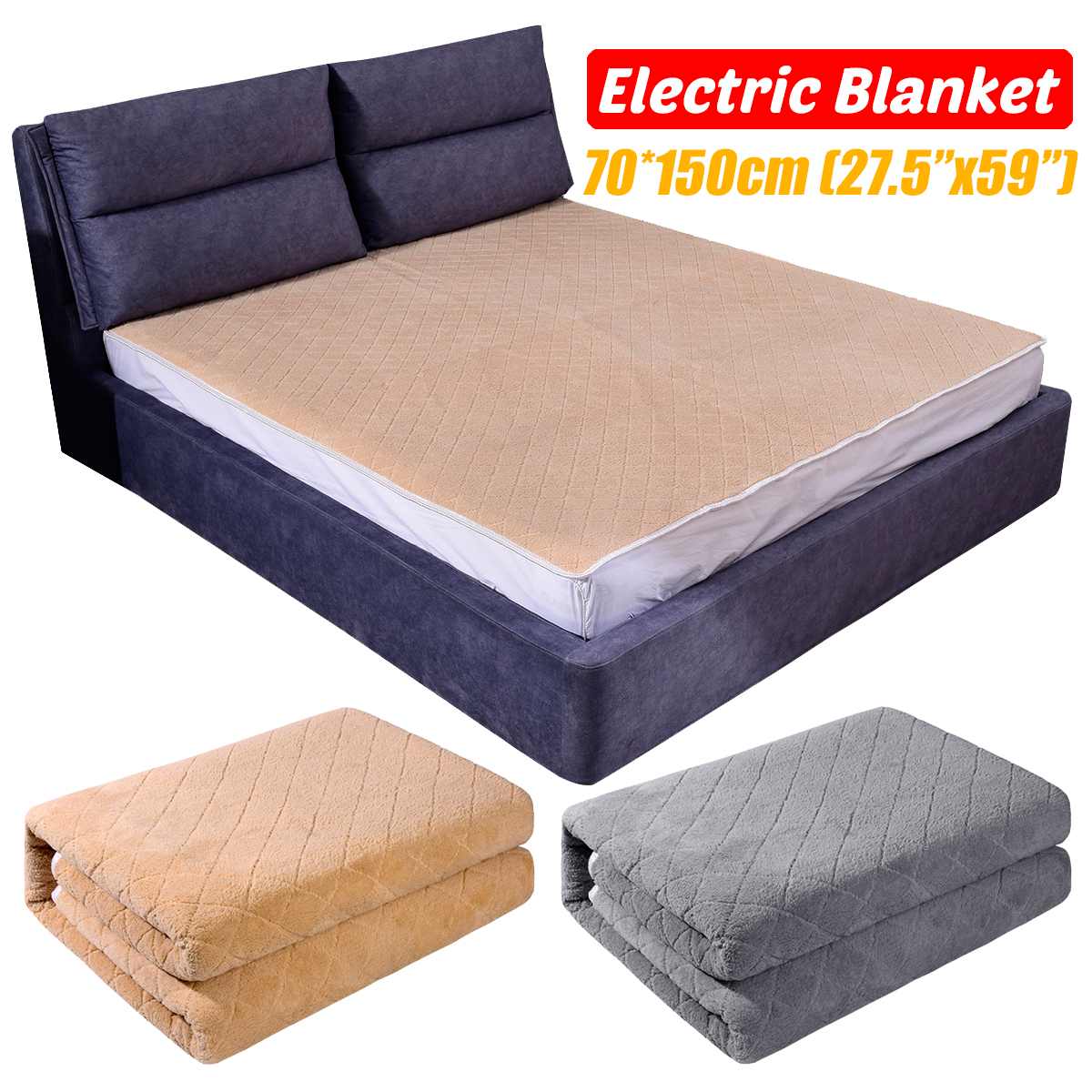 Universal plug 150X70cm plush Electric Therapy Heating Pad Heat Pad Blanket Neck For Stomach Shoulder Back Pain Relief Warmer