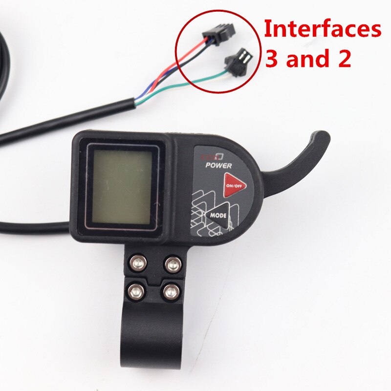 Zhipu Brushless Motor Controller, LCD Display Panel 36V 15A 350W Speed Control System for Mountain Bike: Instrument