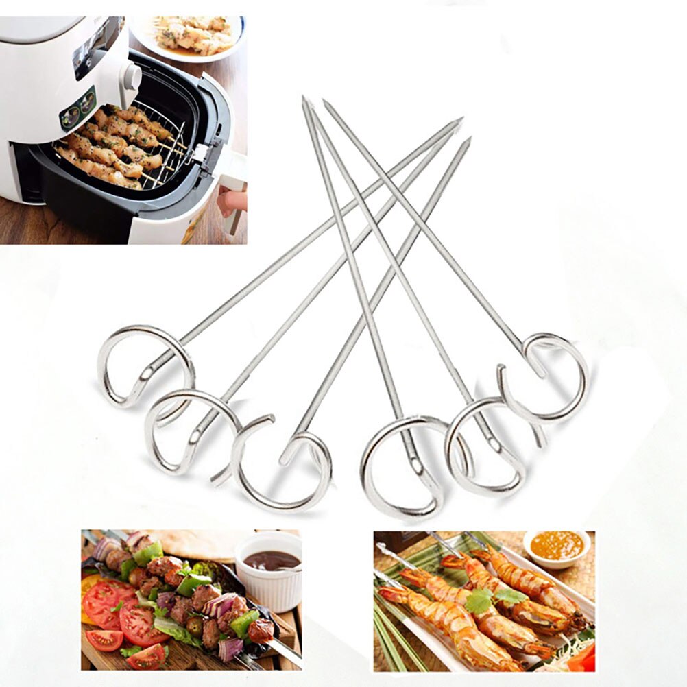 Non-stick rostfritt stål grilltillbehör kyckling anka hållare grillställ grillställ stek revben dubbel lager galler grillspett bakplåt