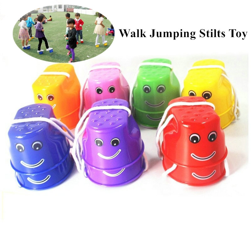 1PCS Camminare Trampoli Salto Giocattolo con Ala Equilibrio Pattini di Sport Dei Bambini Divertente Gadget di Divertimento Per Bambini Gioco Da Esterni