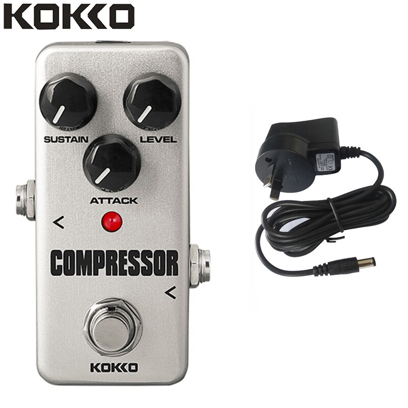 Kokko fcp 2 mini kompressor pedal bærbar guitar effekt pedal guitar dele guitarra effekt pedal: Au-kompressor