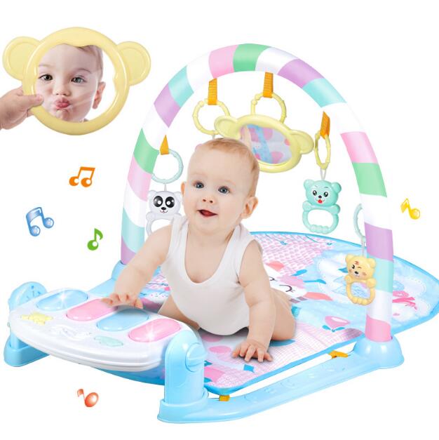 Baby Music Rack Play Mat Kid Rug Puzzle Carpet Piano Keyboard Infant Playmat Early Education Gym Crawling Game Pad Toy GYH