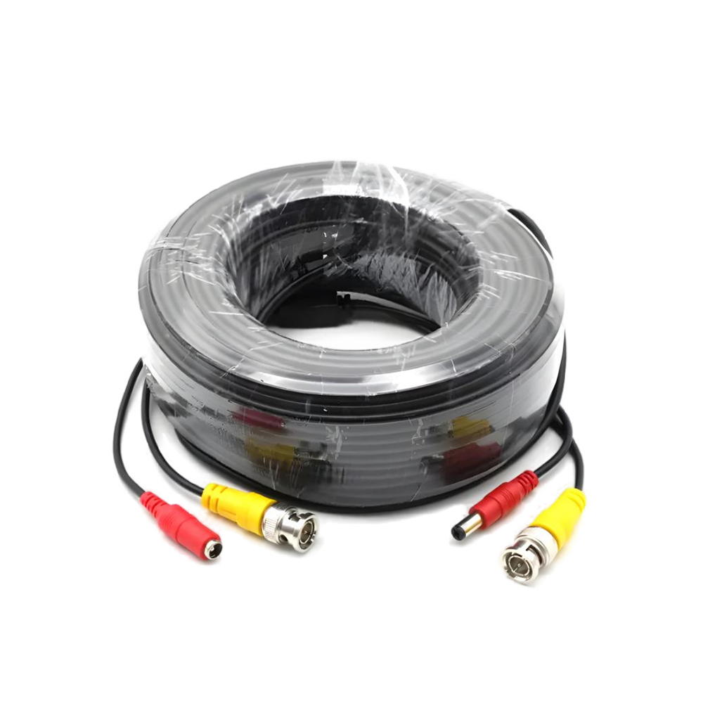 ALL COPPER 2in1 AHD CCTV CAMERA Cable HD 5m 10m 15m 20m 25m 30m 50m Video+Power Security Camera Wire Extension Extension Bnc+Dc