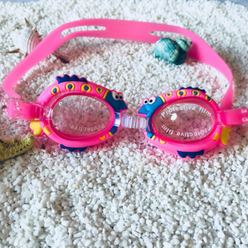 Børn svømning beskyttelsesbriller pro svømmebriller ikke-fogging anti uv pool hav svømme briller: B