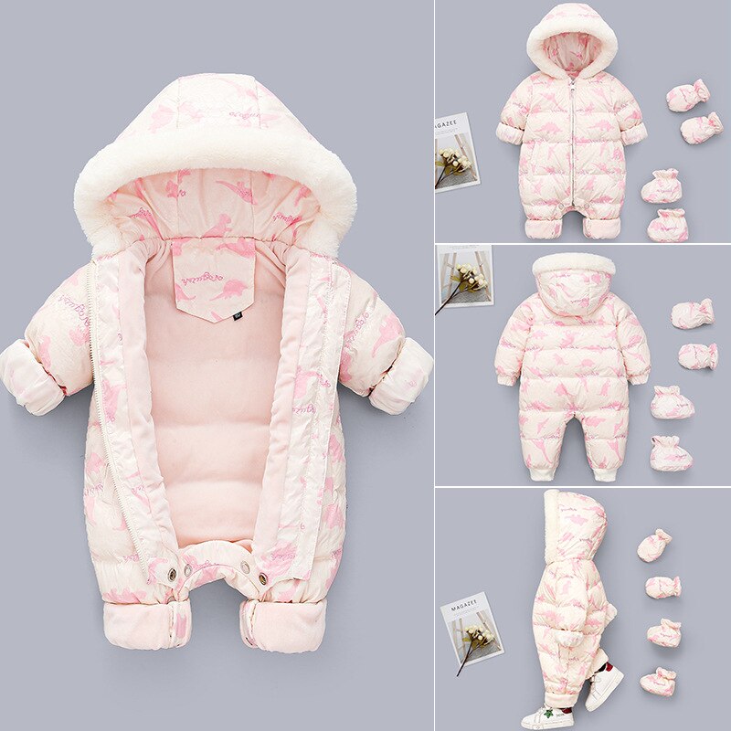 -30 Graden Russische Kinderen Winter Kinderkleding Down Jas Jongens Bovenkleding Jassen Dikker Fluwelen Snowsuits Baby Meisje Kleding