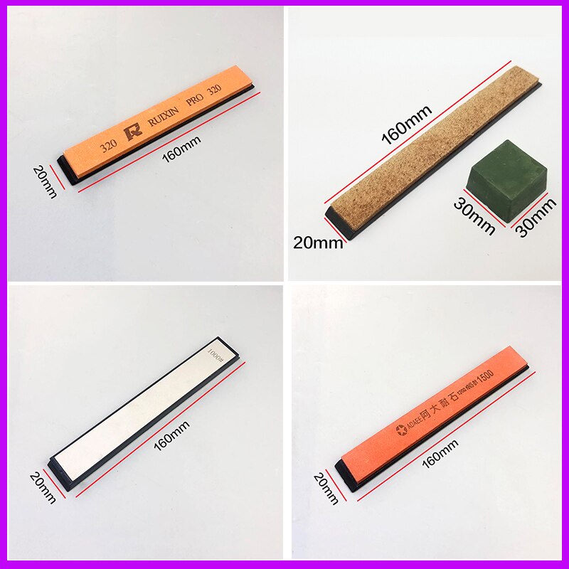 Fixed Angle Sharpener Diamond Bars Knife Sharpener With Four Sharpening Stones Whetstone Grinding System Tools
