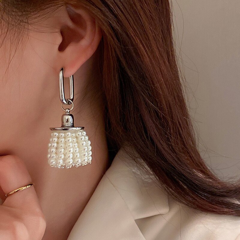 Orecchini pendenti con nappine e orecchini bellissimi orecchini minimalisti piccoli delicati per donne ragazze bellissimi minimalisti piccoli TT @ 88