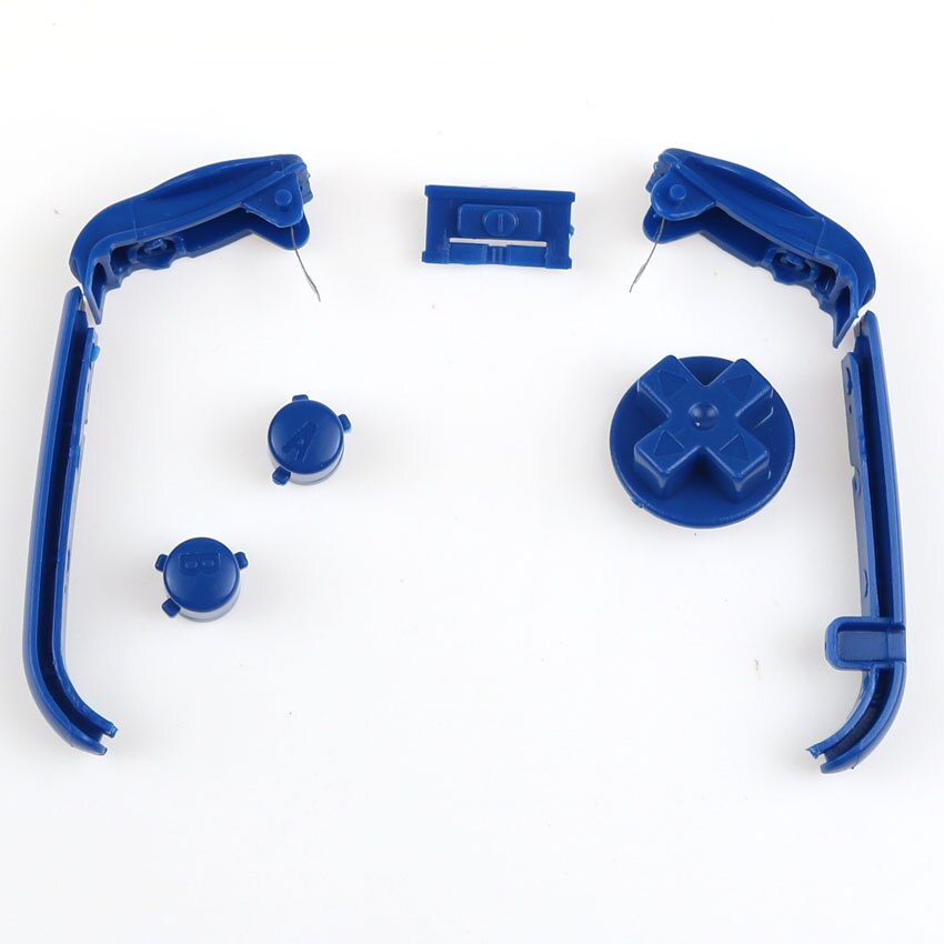 Dla nintendo GBA przyciski Gameboy advance kolor przycisk dla GBA LR przycisk konserwacja akcesoria zamienne 16 kolorów: blue