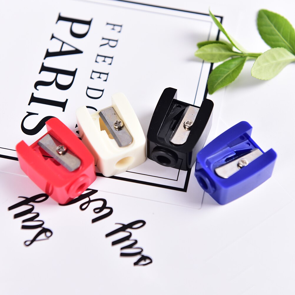 5 stk blyantspisser øyenbryn blyant barbering liner lip liner spisser bærbar kosmetisk penn ett hull barbermaskin verktøy farge tilfeldig