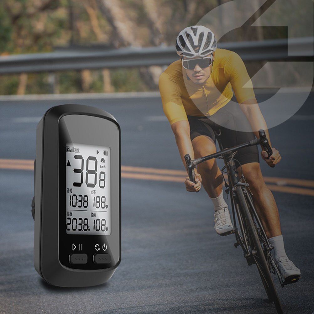 G + Gps Motorfiets Fiets Computer Stopwatch Lcd Display Waterdichte IPX7 Fietsen Compute Sport Snelheidsmeter Mileometer