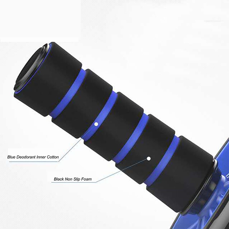 Ab Rolller Wheel Abdominal Exercise Roller Classic Dual Wheel with Foam Handles - Includes Extra Thick Knee Pad