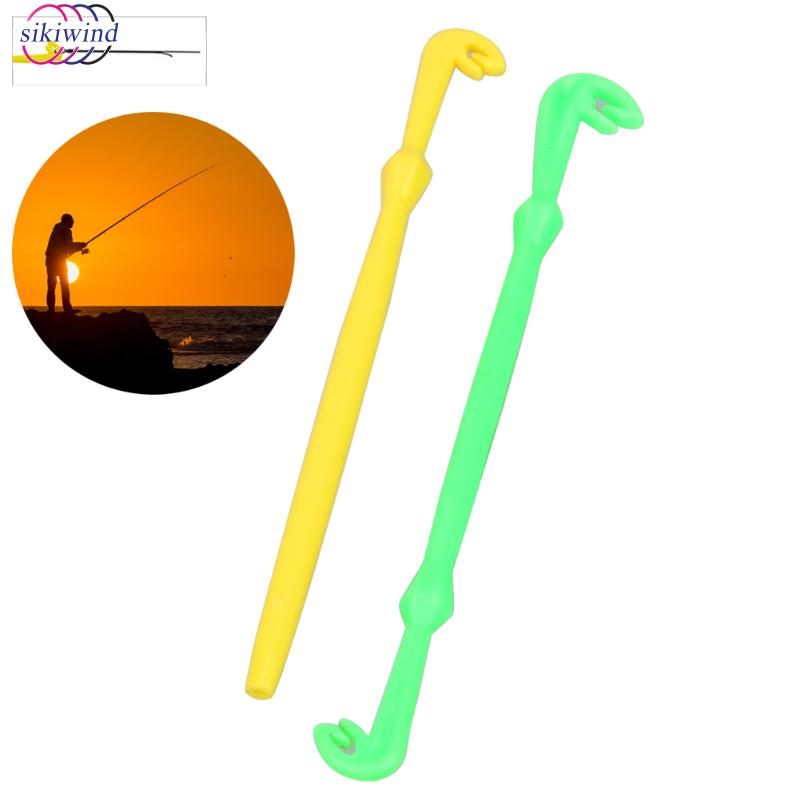 2Pcs Fishing Hook Loop Tyer Disgorger Fly Tying kit Tool Fishing Tool Tie Fast Knot for Fly Line Tier Kit