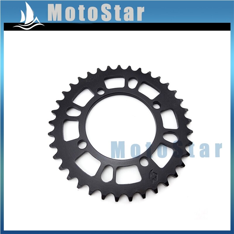 420 76mm 37 tand sort bagkæde kædehjul til kinesisk pit dirt bike pitmotards taotao coolster sdg thumpstar 50cc-160cc