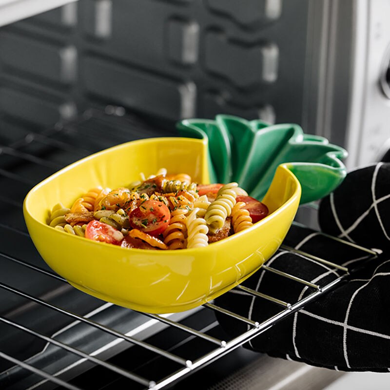 Plato de cerámica con forma de fruta de hormiga, vajilla redonda, juego de cena, platos y vajilla, cocina, comedor, condimentos, barra, juego de platos para niños