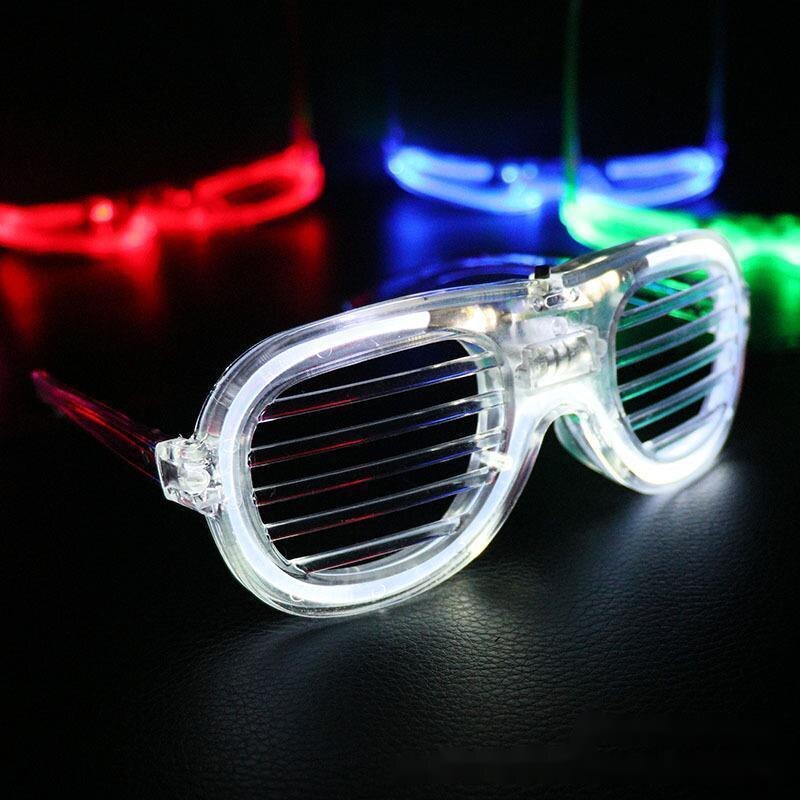 Led Bril Flash Lichtgevende Blind Eyewear Licht Oogmasker Knipperend Gloeiende Glazen Bruiloft Carnaval Dance Bar Party Kerst Speelgoed