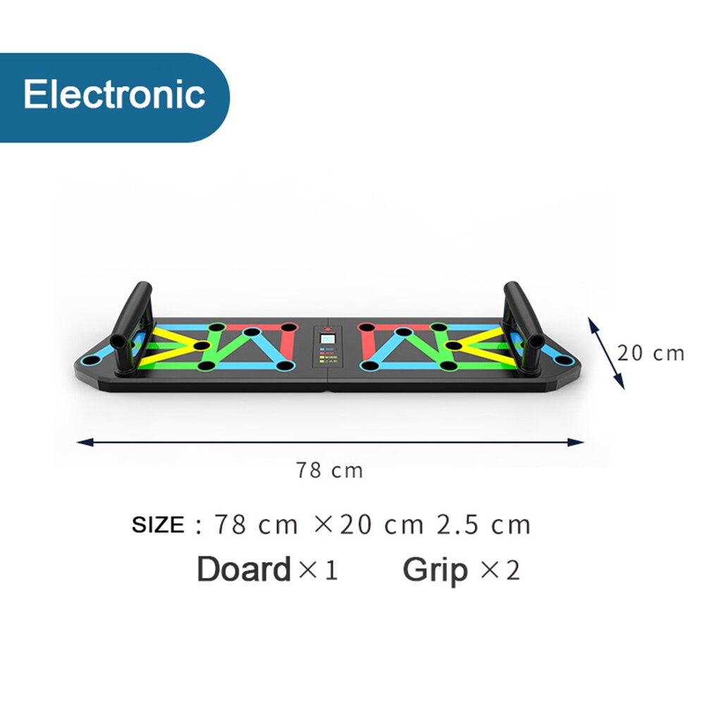 13 in 1 Electronic Counting Push-up Board Multifunctional Push UP Rack Training Board Muscle Workout Gym Fitness Equipment