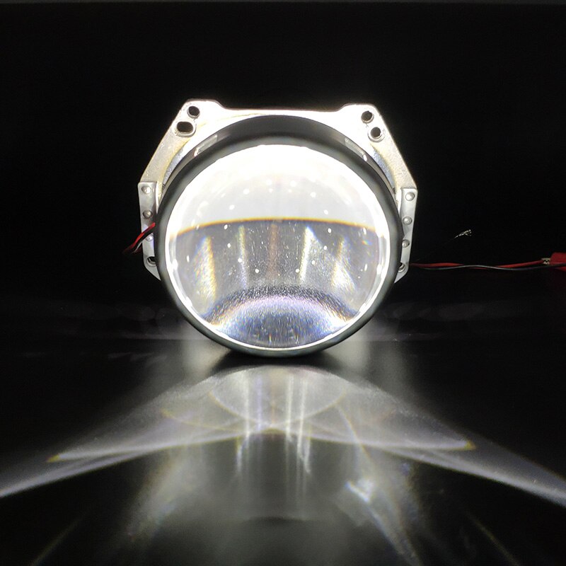 Dæmon øje led lys djævel øjne til 3 2.5 tommer bil hoved lys projektor linse motorcykel hid xenon hella  q5 wst 360 grad smd: Hvid