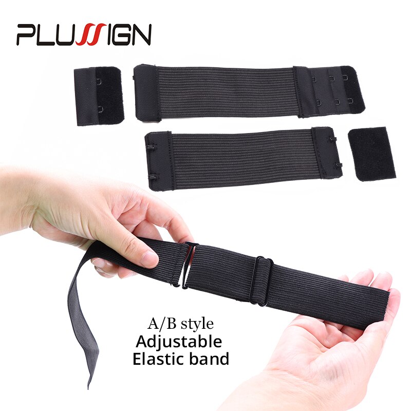 Banda elástica ancha para coser, accesorios de costura para ropa interior, Material de goma para hacer pelucas, banda de nailon