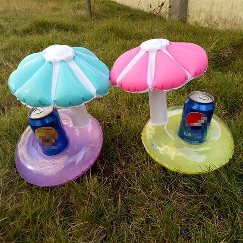 zomer strand zwembad parasol stijl drinken bekerhouder Leven boei zwemmen ring Cartoon eenhoorn cola bekerhouder zwembad speelgoed