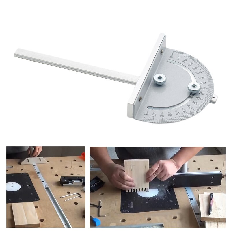 Mini Table Saw Circular Saw Table DIY Woodworking Machines T Style Groove Angle Ruler