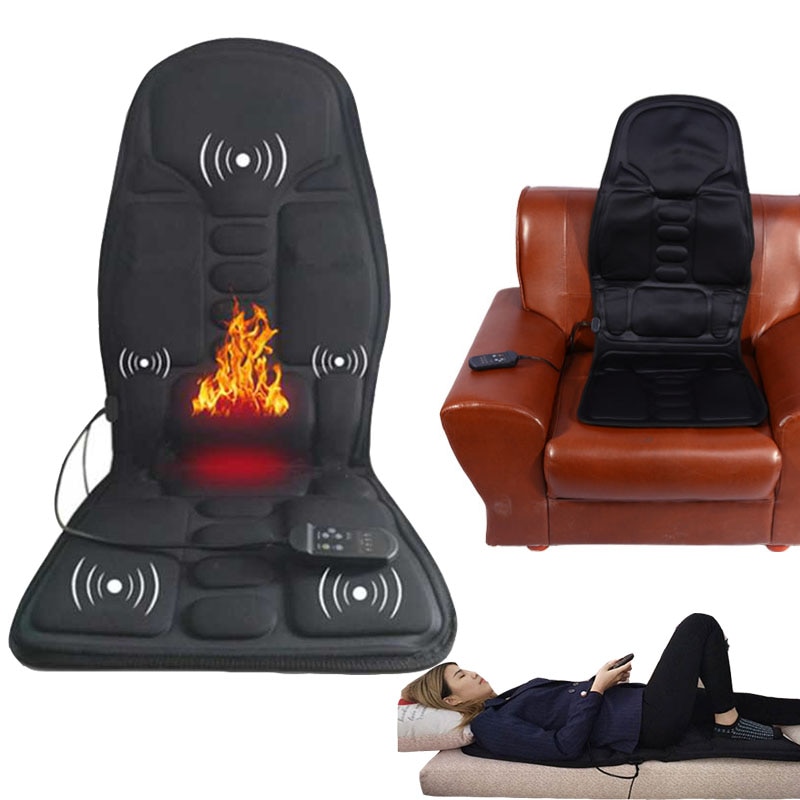 Elektrisk fysioterapi massasjestol hjemme bil massasjeapparat ryggraden setebelte vibrator rygg nakke massasje pute varmepute maskin