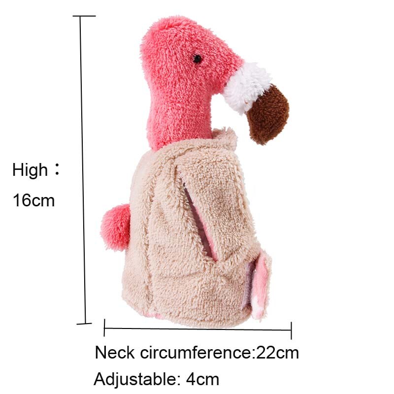 Cute Small Cat Hat Soft Cat Caps Funny Flamingo Cat Headress Comfortable Warm Pet Headwear Headband Cats Clothing Pet Product