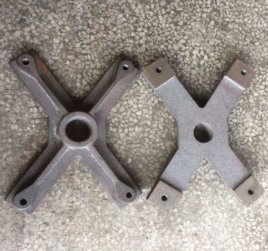 Taiwan Rocker Vertical Milling Machine Bed Accessories Body C118 Cross Fork Cross Disc Holder