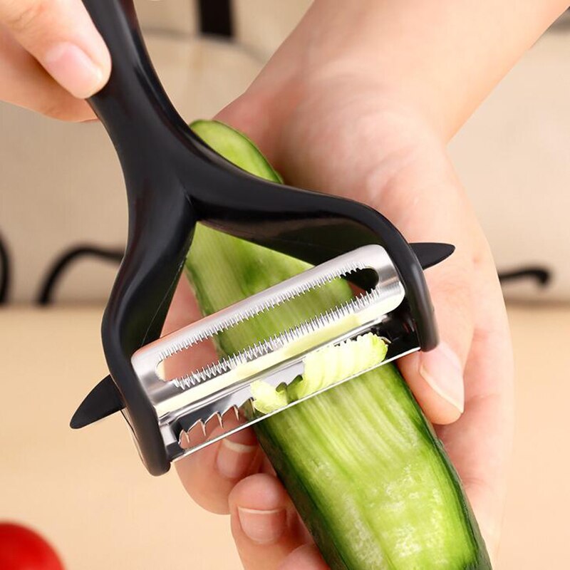 Groente Fruit Snijder Aardappel Rasp Slicer Komkommer Wortel Aardappel Meloen Dunschiller Keuken Gereedschap 2 In 1 Rasp Kool Shredder
