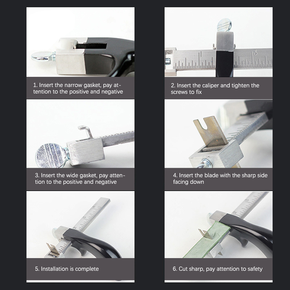 Leather Cutter Adjustable Leather Cut Gauge DIY Leather Straps Belt Cutter Leather Hand Cutting Tool Leathercraft