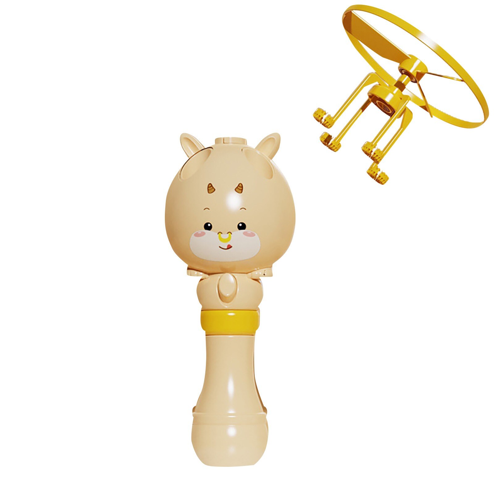 Bamboe Dragonfly-Bubble Machine Discovery-Speelgoed Bubble Chopper Antenne Vliegende 80Ml Outdoor Kawaii Aerocraft Bubble Machine