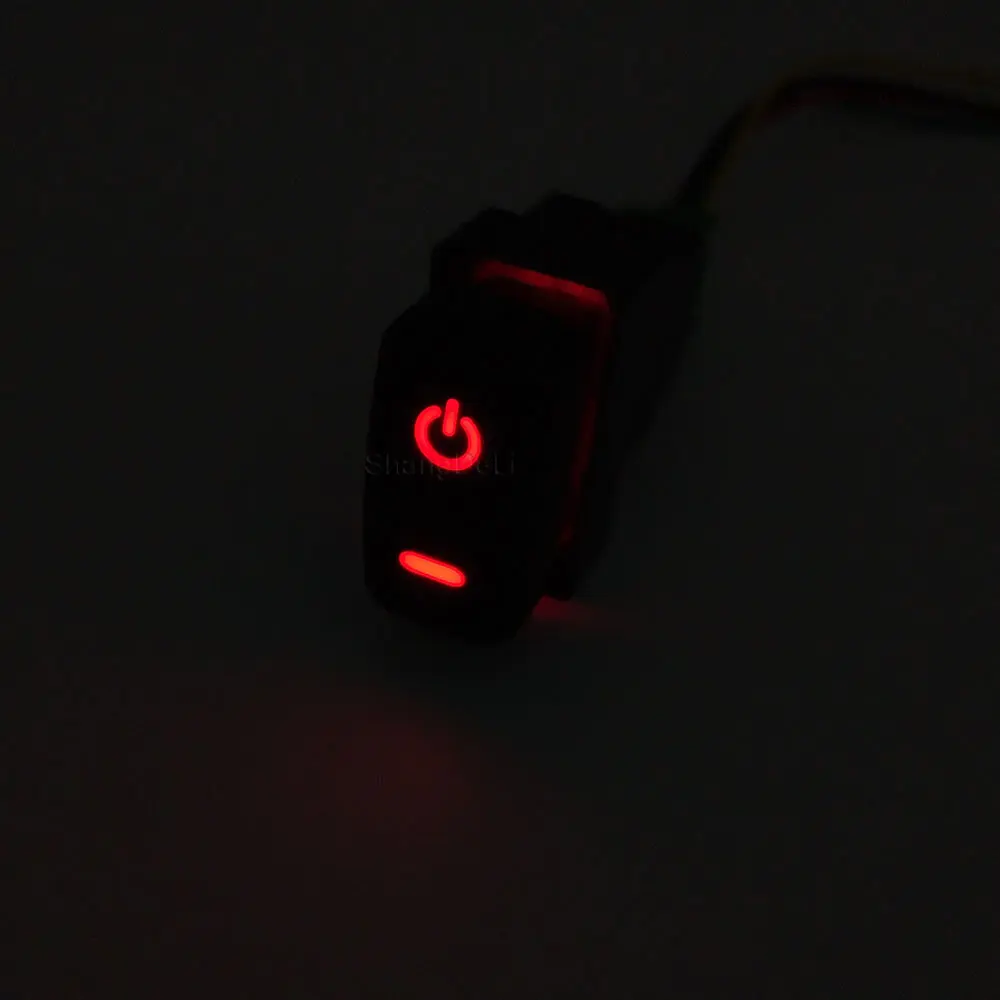 1Pc LED key switch power on off daytime running light DRL Mirror Switch Push Button For Mitsubishi Pajero V73 V93 V97 Lancer X