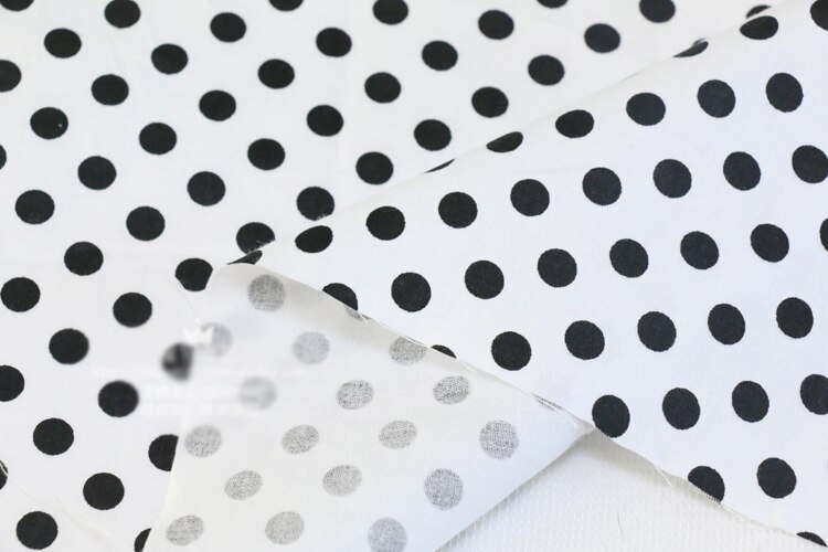 Stippen bedrukte 100% katoenen stof per meter, doe-het-zelf patchwork, dekbeddoek, beddengoed deken, laken, kussen decor, dikke quilt, Tilda: Dark Gray